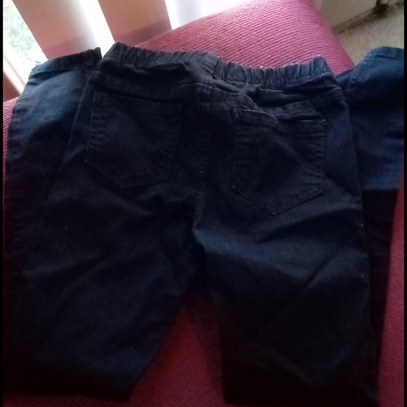 Vtg 1970s Roebuck & Co kids black skinny leg denim - Picture 10 of 11